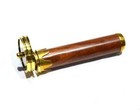 Antique Brass   Wooden Double Wheel Kaleidoscope Vintage Nautical Collectible