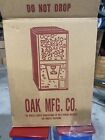 2 New Oak Vista Gumball Peanut Chocolate Candy Machine Usa 25 Cent Vend Lock Key