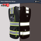 Hi Vis Reflective Safety Vests For Men Women High Visibility Vest With Pockets M