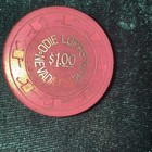 Odie Lopps  1 Poker Chip Ultra Rare  Nevada Club  70s  Lqqk  Don t Miss 