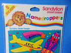 Vintage Sandylion Namedroppers Stickers Name Labels 1980 s Nos 1 Sheet Of 8 Eric