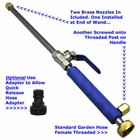 Pressure Power Washer Wall Water Spray Gun Nozzle Wand Attachment High Hose Jet
