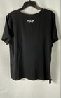Karl Lagerfeld Paris Women s Black Artist Caricature Graphic T-shirt Sz Xl