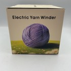 Electric Yarn Winder 10oz Large Automatic Ball Winder For Crocheting Dual Spring