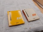 New Unstruck  Braniff International Tobacco Matches Matchbooks Set Of 2 Colors 