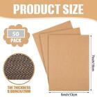50 Pieces 5  X 7  Corrugated 2 Mm Cardboard Sheets For Mailers Flat Pack Insert