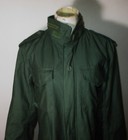 House Of Eleven Olive Green Full Zip Khaki Military Jacket Women s Size M Nwot