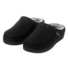Dearfoams Wool Blend Men   s Slippers Memory Foam Slip-on Size Medium 9 10 Black