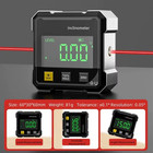 4-side Magnetic Digital Angle Gauge With Laser Electronic Protractor Horizontome