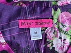 Koi Betsey Johnson Scrub Top Women   s Sz Medium Playful Patchwork Purple Nursing