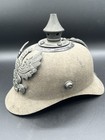 Original Wwi German Picklehaubel Ersatz Early 1915 Rare With Ship Back Papers 