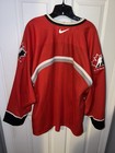 Vintage Team Canada Red Knit Nike Hockey Jersey Olympics 