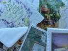 Carol Wilson Carol s Rose Garden Embossed Notecards Lot Of 9 New Some Christian