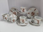 Antique Kewpie Bavarian Porcelain Children s Tea Set 14 Pieces