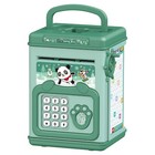 Green Electronic Piggy Bank Atm Password Money Coin Safe Saving Box For Kids
