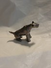 Vintage Kerry Blue Terrier Dog Miniature Pewter Rawcliffe Tiny  Lakeland