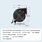 Round Squirrel Cage Fan Outdoor Wood Furnace Boiler Blower 110v 120w Fan