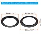 77mm-95mm Metal Step Up Ring Camera Lens Filter Adapter Ring Black