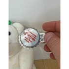 Vintage 1997 Coca-cola Polar Bear Bean Bag Plush Green Bow Style 0144 White 6 