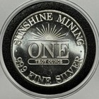 1987 Sunshine Silver Eagle Rare Vintage Coin 1 Troy Oz  999 Fine Round Medal 999