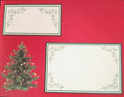 Art Greeting Card Christmas Santa Claus Gifts Holidays Toys Glitter