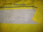 Valentino Rossi   46  Signed Yamaha Yellow Pit Crew Shirt  46   Coa