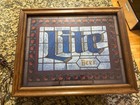 Vintage Miller Lite Beer Light Up Sign By Everbrite Electric Signs Works Euc 