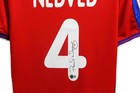 Autographed signed Pavel Nedved Czech Republic Auto Soccer Jersey Beckett Coa