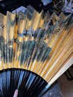 Folding Sensu Fan Extra Large Chinese Golden Crane