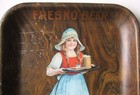 Fresno Beer 1914 Pre Pro Rectangular Tray W Dutch Girl Fresno Brewing California