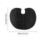 Barber Gown Cloth Hair Cutting Cloak Hairdressing Cape Haircut Cover Salon Black