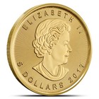 2017 1 10 Oz Canadian Gold Maple Leaf Coin  bu 