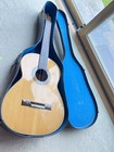 Vintage Classical Parlor Guitar Nylon String With Hard Case