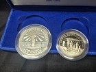1986-s  1 Statue Of Liberty Silver Commemorative Proof 2-coin Set-  C496