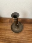 Vintage Antique  Brass Push Up Adjustable Candle Stick Holder Chamberstick - 8 