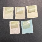 Canada Postage Stamps 1c To 5c  Victoria Scott   s 75 76 77 78 79  Used