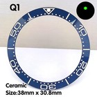 Watch Bezel Insert Sloping Ceramic 38mm Replacement Ring For Luxury Men   s Watch
