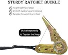 Small Ratchet Strap heavy Duty Endless Ratchet Tie Down Straps no Hook Nylon    