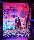 Black Sabbath Ozzy Blacklight Day Glow 20 Inch X 16 Inch Canvas Painting