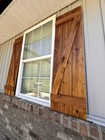 Outdoor Rustic Cedar Shutter   Farmhouse Shutters   Please Read Description    