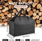 Log Carrier Bag  Firewood Carrier Bag Durable Bag For Indoor Outdoor