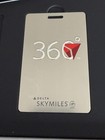 New Delta 360 Skymiles Metal Luggage Tag Welcome Box Kit Invitation Only Rare