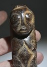 4  Chinese Hongshan Culture Old Jade Carving Stand People Pendant Amulet