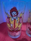 2  1977 Mcdonald   s Ronald Mcdonald Collector Series Glasses Tumblers Flat Bottom