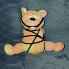 Meanies Tied The Bear Bondage Beanie Lmt Edition With Tag Plush Tie Died
