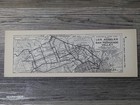 1920s La San Fernando Automobile Club Of Southern Calif Aaa Map 9 Antique Rare