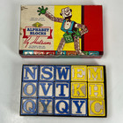 Vintage Halsam  2015 Wooden Alphabet Blocks Set     Complete With Original Box