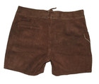 Esmara Women   s Short Trachten Leather Shorts Brown Gr  42