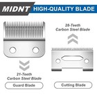 Wahl Mc3 Replacement Blades - 2 Hole Clipper Blades W  2 Pairs Screws