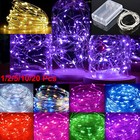 Halloween Party Wedding Home Decor Battery Box Led Fairy String Lights Lamp Xmas